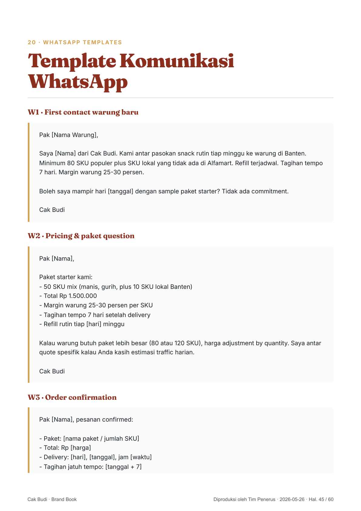 Brand Book contoh: templates